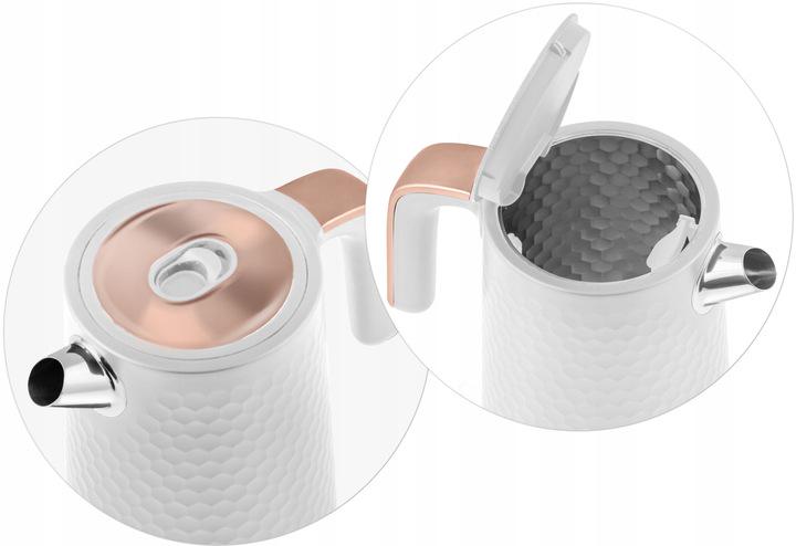 Чайник електричний Berdsen BD-705 1,7 л Біло-золотистий (370502) - фото 5