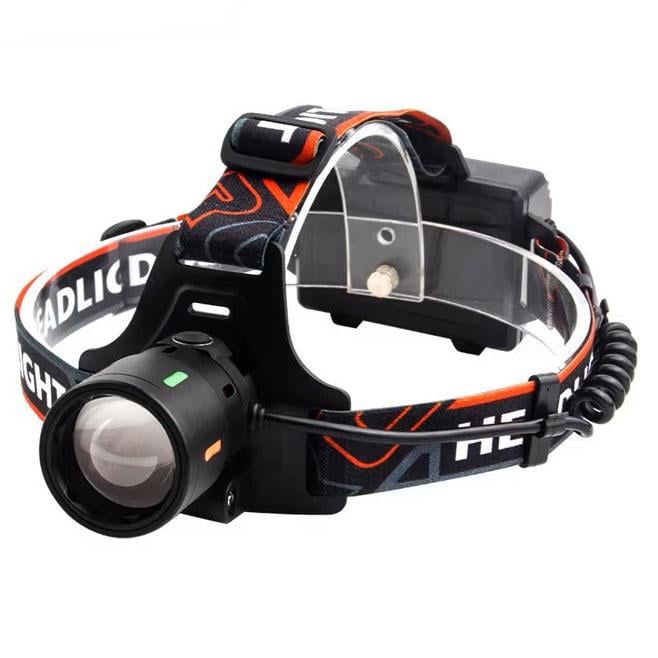 Ліхтар налобний Night Vision Fluorescence BL-T207-TG 2x18650 Type-C