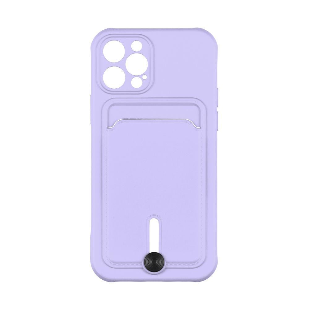 Чехол Epik Colorfull Pocket Card с карманом для карт для iPhone 12 Pro Elegant Purple