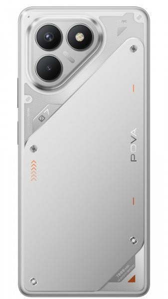 Смартфон Tecno Pova 7 Neo LJ6 8/128GB Magic Silver (4894947086809)