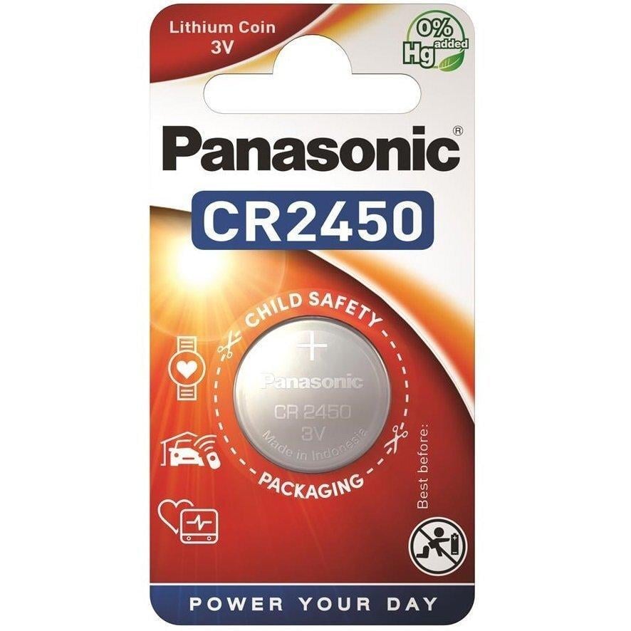 Батарейка Panasonic CR-2450 Lithium 3V 1 шт. (1859054122)