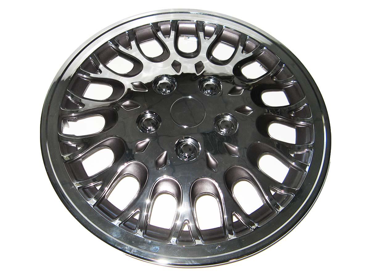 Колпаки R15 хромированные 80-165C Черный (24916)