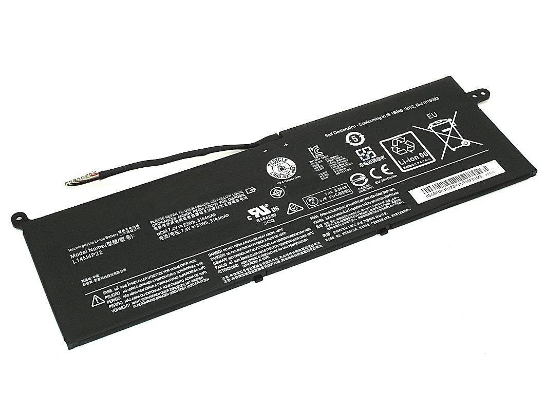 Аккумулятор для ноутбука Lenovo L14M4P22 IdeaPad S21e-20 7,4 V 3144 mAh (075433)