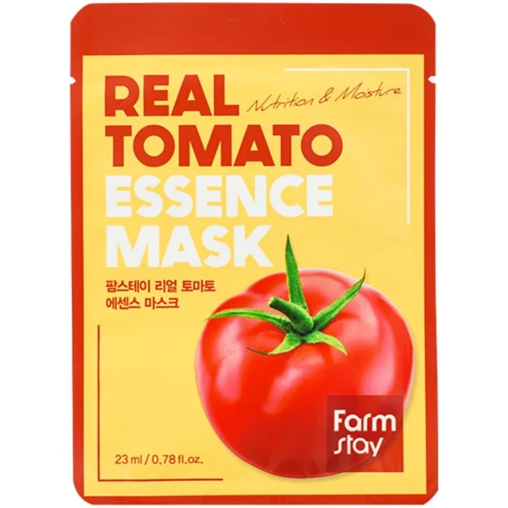 Маска увлажняющая для лица Farmstay Real Tomato Essence Mask с экстрактом томата 23 мл (8809446652451)