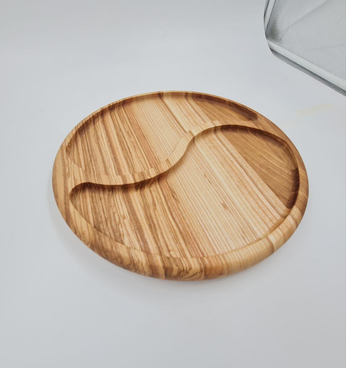 Менажница из дерева ручной работы для фруктов d 30 см (IN32) - фото 2 Менажница из дерева ручной работы для фруктов d 30 см (IN32) - фото 2