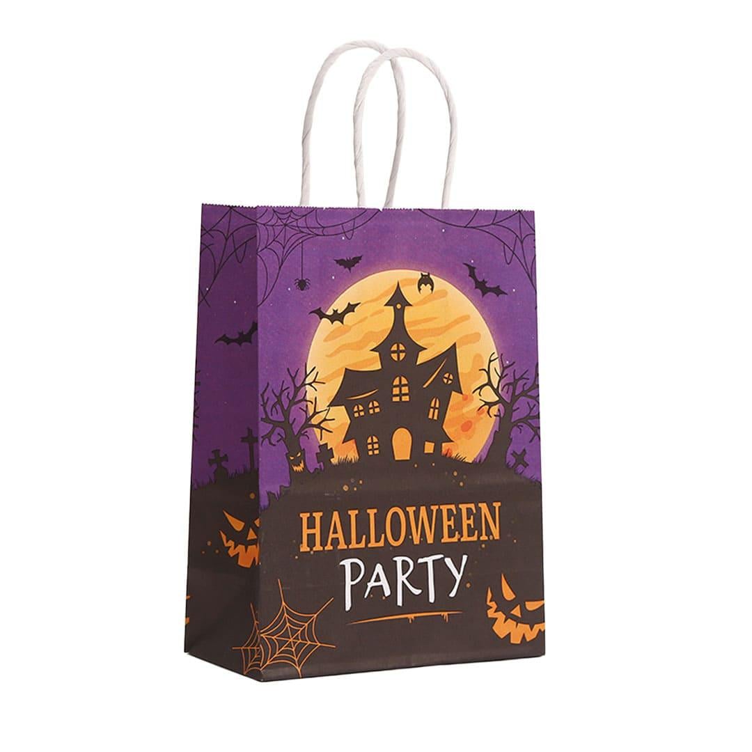 Бумажный пакет Halloween Фиолетовый (38108733)