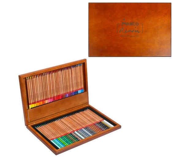 Набор цветных карандашей Marco Renoir 72 цвета в деревянном пенале - фото 4