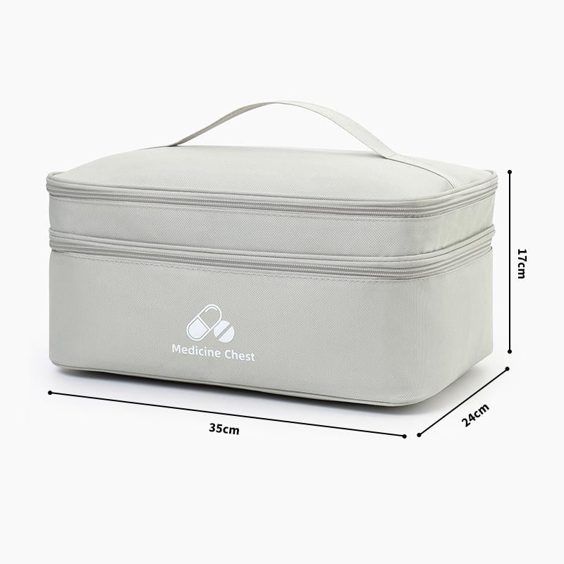 Аптечка-органайзер для медикаментов большая 35x24x17см Серый (IBC007LS) - фото 2