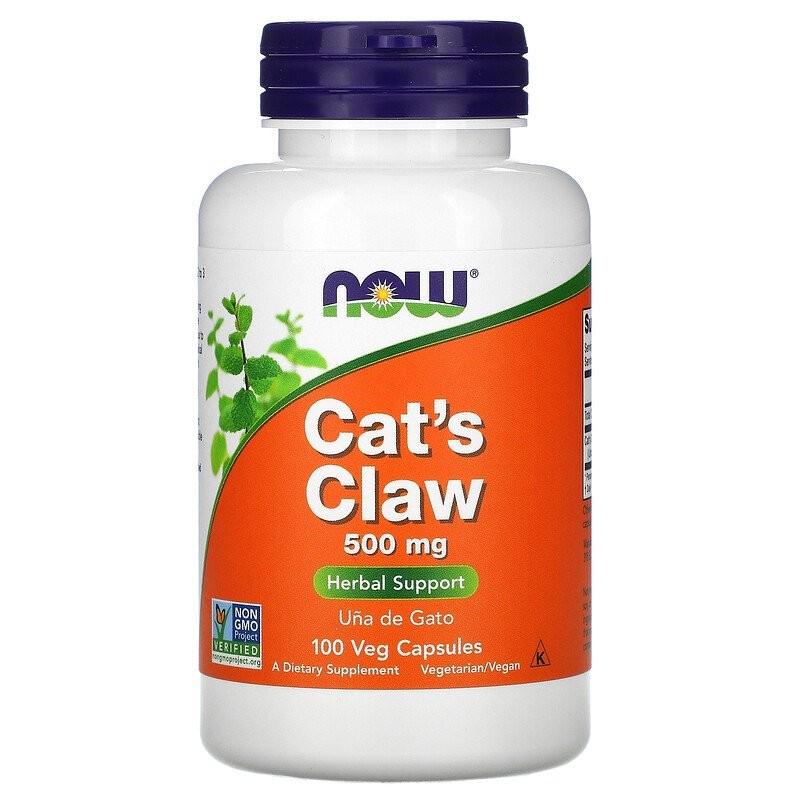 Натуральная добавка Now Foods Cat's Claw 500 мг 100 капсул Натуральная добавка Now Foods Cat's Claw 500 мг 100 капсул