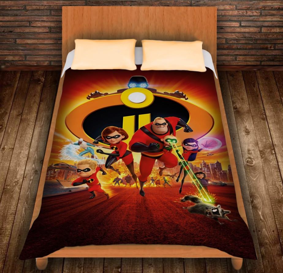 Плед с 3D принтом Суперсемейка 150x200 см (epi_0111)