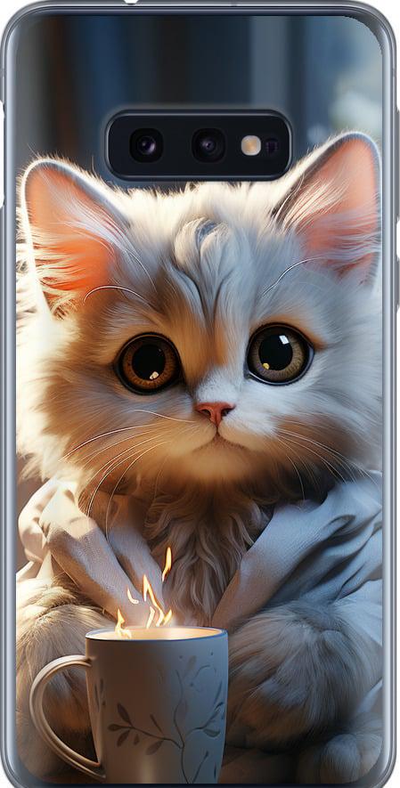 Чехол на Samsung Galaxy S10e White cat (5646u-1646-42517)