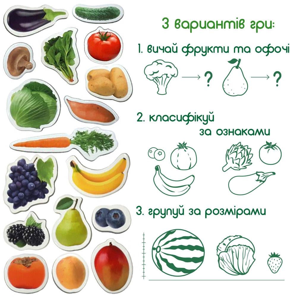 Набір магнитів Magdum Фрукти та овочі Реальні фото 50 шт. (ML4031-15 EN) - фото 3 Набір магнитів Magdum Фрукти та овочі Реальні фото 50 шт. (ML4031-15 EN) - фото 3