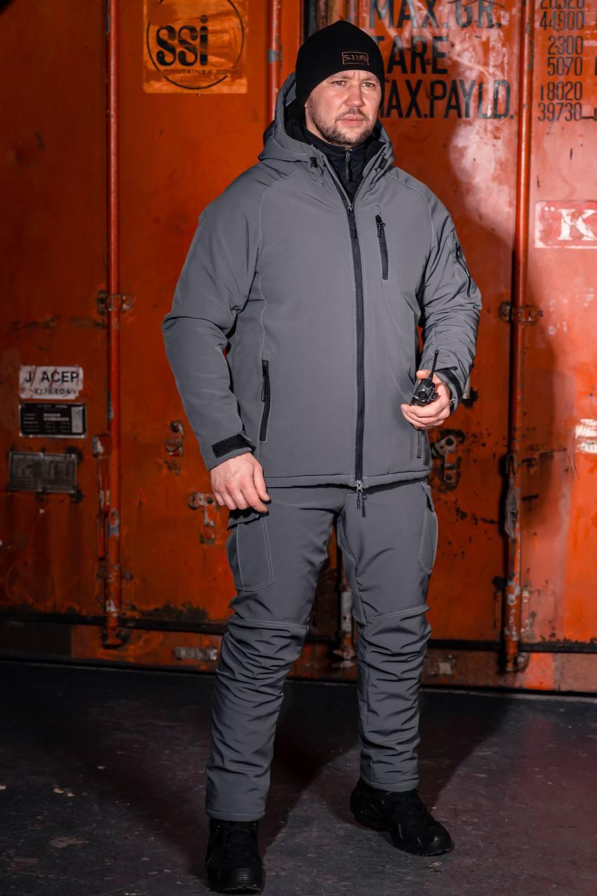 Штаны мужские зимние SM M Серый (9665006)