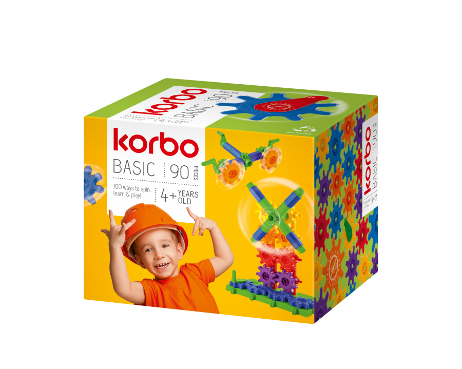 Набір для творчого конструювання Korbo Basic 90 деталей (A-011074)