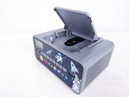 Програвач дитячий Караоке Kidsbox Space CD Boombox USB BT SD FM - фото 2