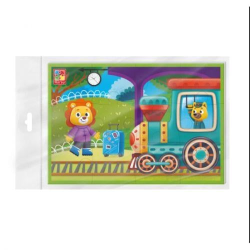 Пазлы игра развивающая мягкие А5 Поезд (2987475067)