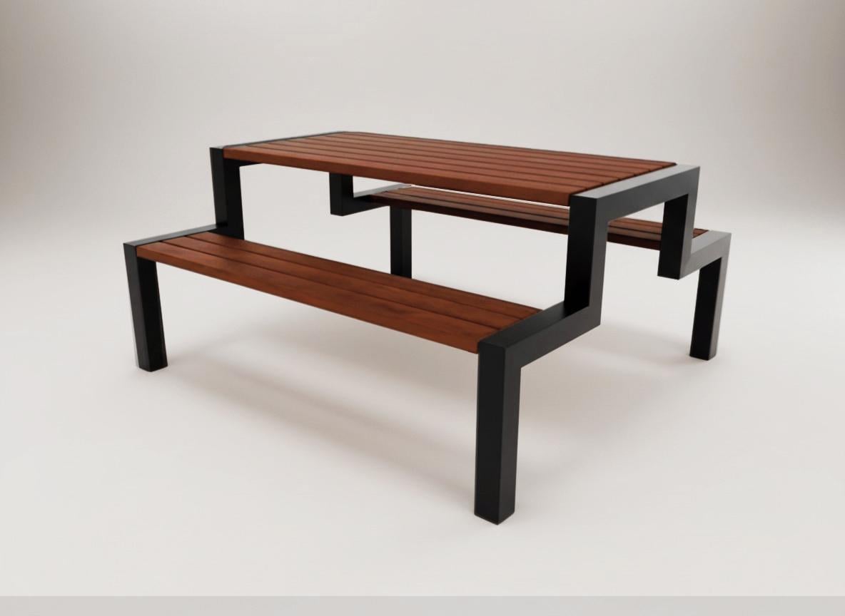 Комплект садовой мебели Tobi Sho Комбо Дуо стол/скамейки 150 см Черешня (komd150chs)