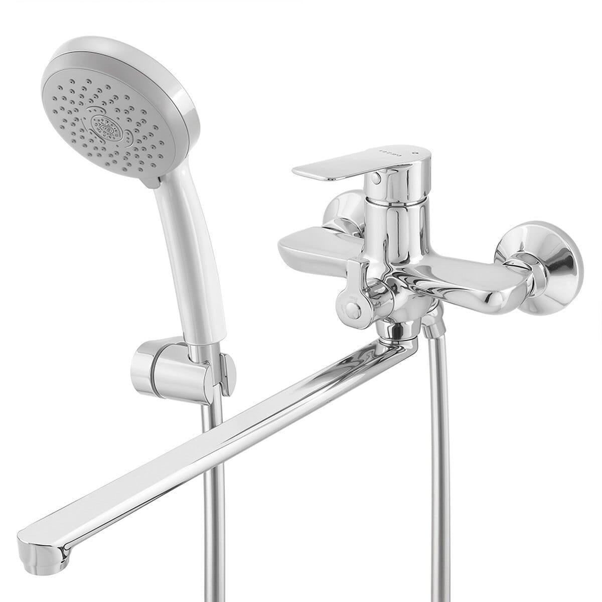 Смеситель для ванны Venta однорычажный с ручной лейкой Хром (BC305DC)