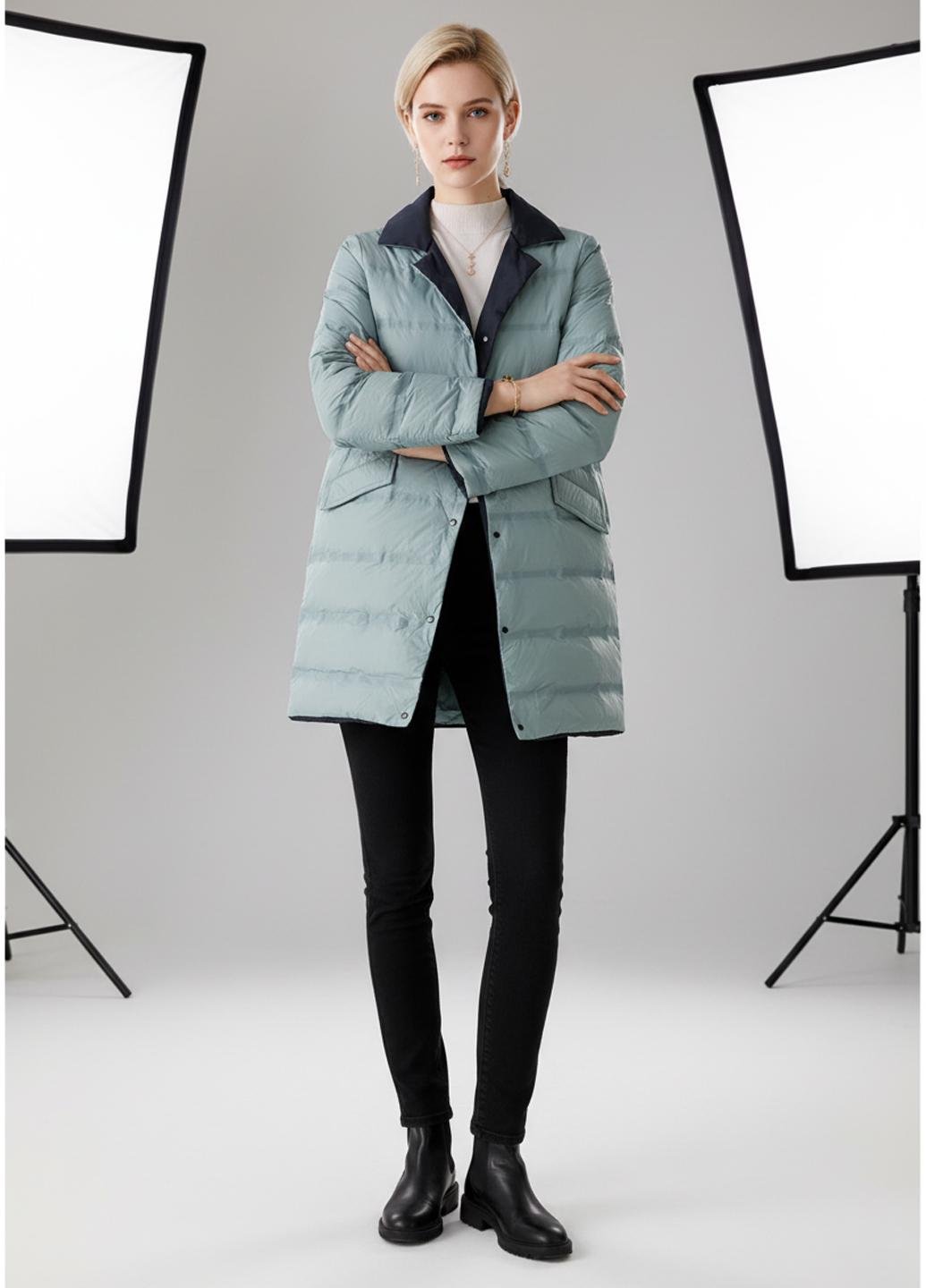 Куртка жіноча Forza Viva DF-102 демісезонна пухова M Блакитний (DF-102-M) Куртка жіноча Forza Viva DF-102 демісезонна пухова M Блакитний (DF-102-M)