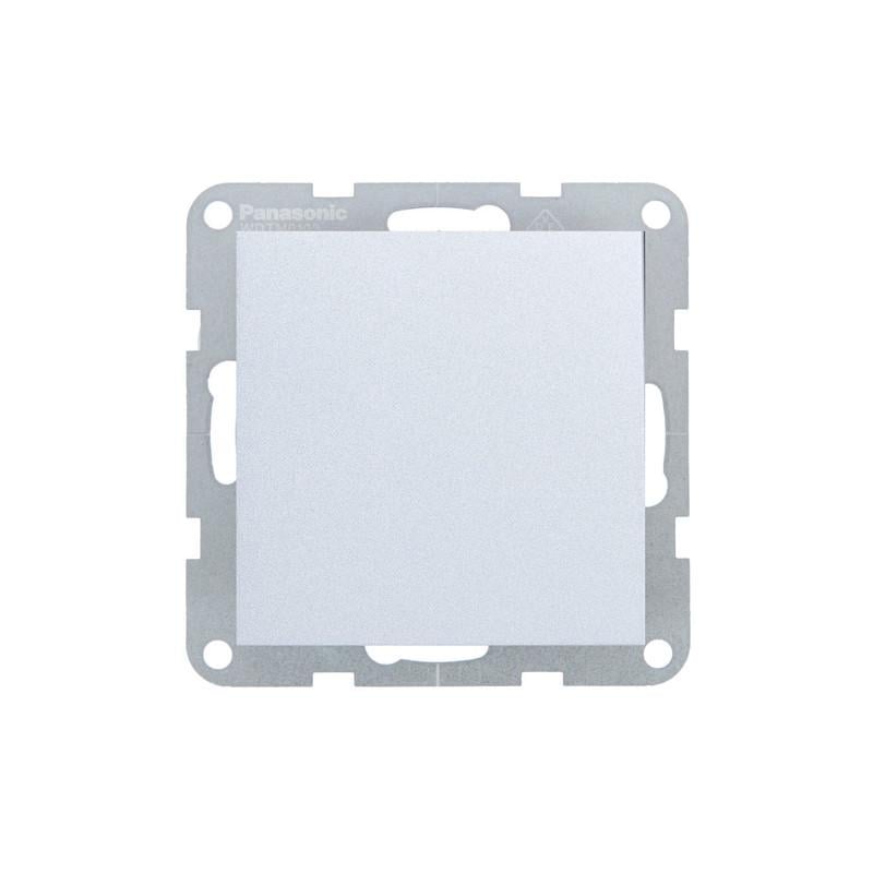 Вимикач одноклавішний Panasonic Karre Plus 55 без рамки ABS Срібний (WDTT00012SL-UA1) Вимикач одноклавішний Panasonic Karre Plus 55 без рамки ABS Срібний (WDTT00012SL-UA1)