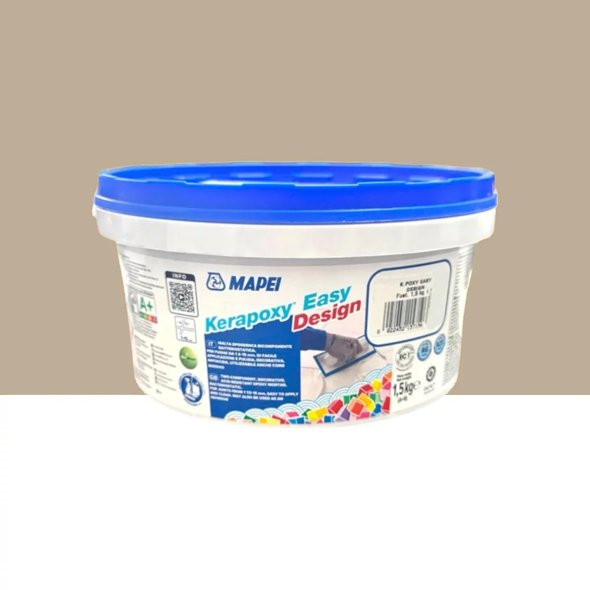 Фуга эпоксидная для швов Mapei KERAPOXY EASY DESIGN 1,5 кг №133 Песочный