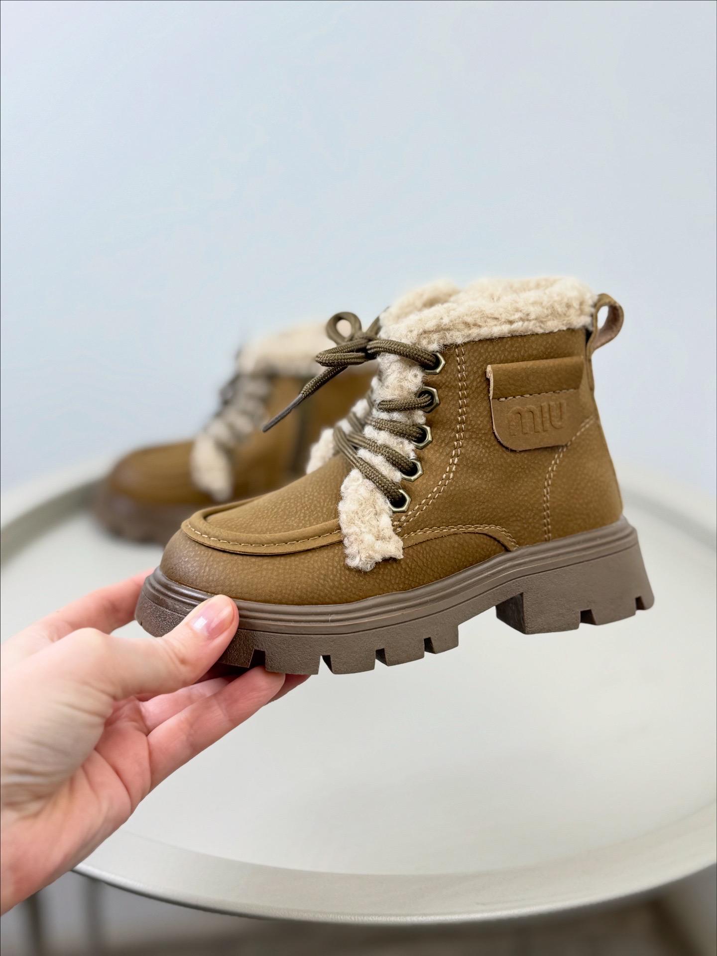 Черевики дитячі зимові 1666 р. 26 Бежевий (30584204) - фото 4 Черевики дитячі зимові 1666 р. 26 Бежевий (30584204) - фото 4