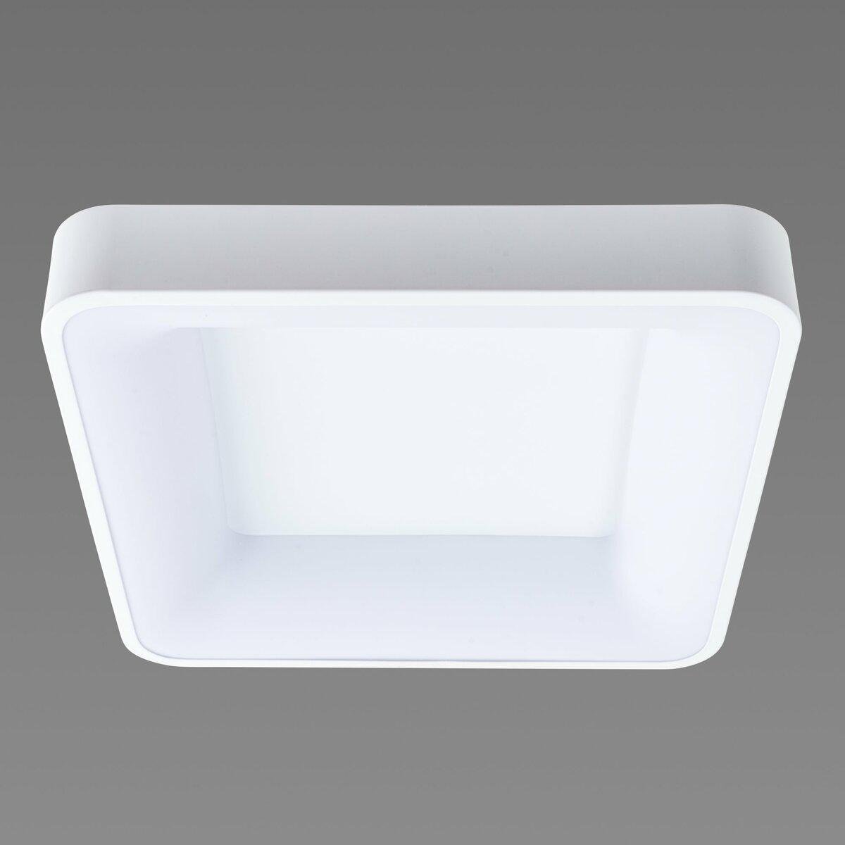 Люстра потолочная светодиодная квадратная Lighthouse LED SRS-19914 WT 64W Белый 