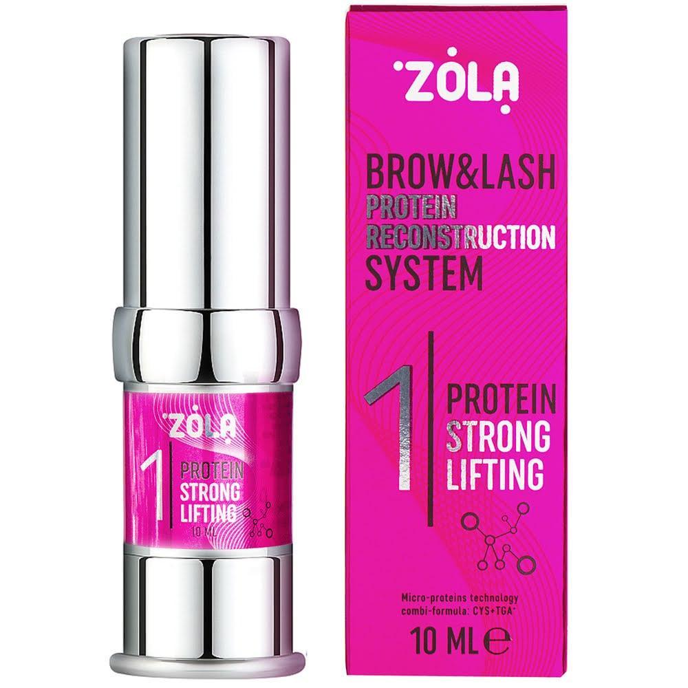 Средство №1 Zola Brow&Lash Protein Strong Lifting для ламинирования бровей и ресниц 10 мл
