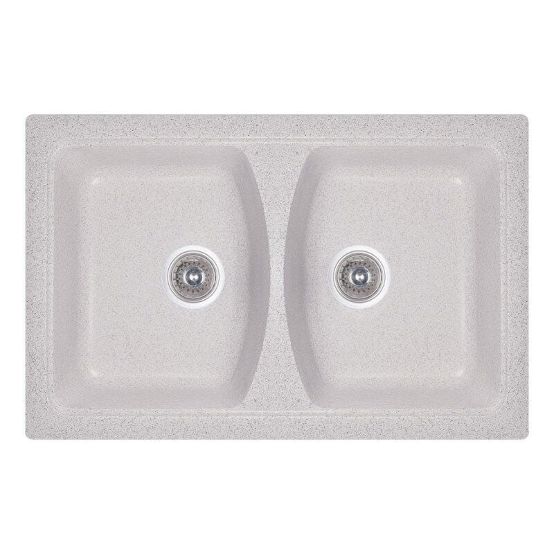 Мойка для кухни Cosh 7950 COSH7950K210 на две чаши 790x500 мм Серый (62156)