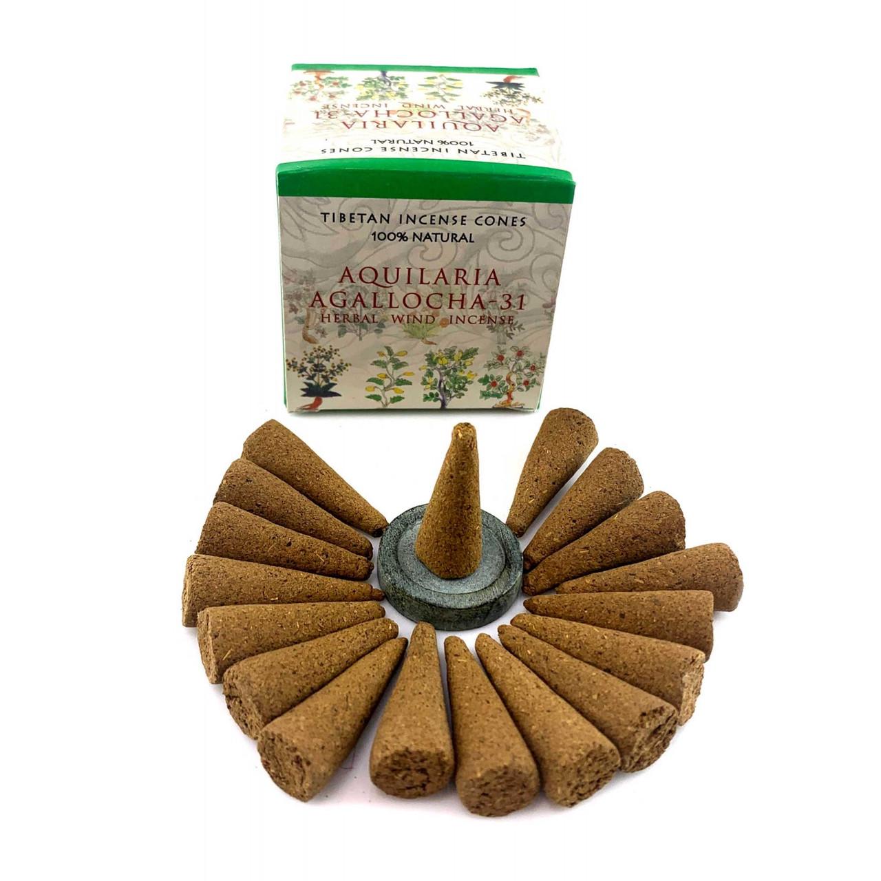 Аромаконусы Aquilaria agallocha 31 Тибетское благовоние (34883)