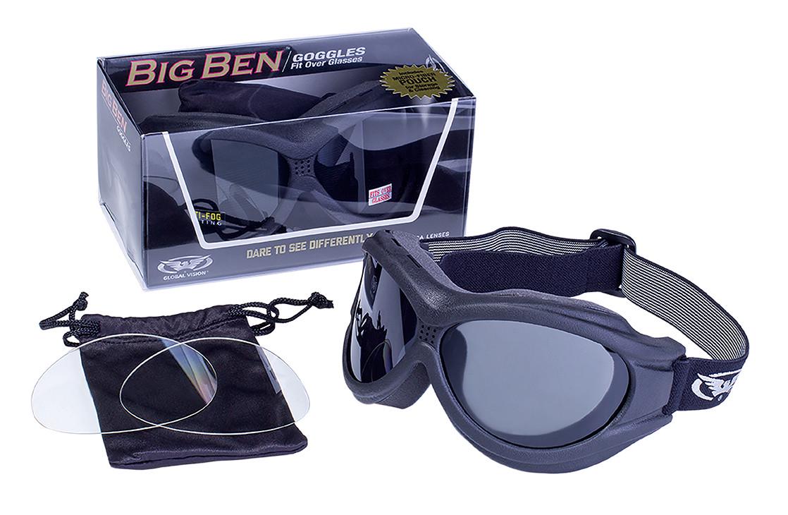 Окуляри захисні Global Vision Big Ben KIT Anti-Fog із ущільнювачем - фото 8 Окуляри захисні Global Vision Big Ben KIT Anti-Fog із ущільнювачем - фото 8