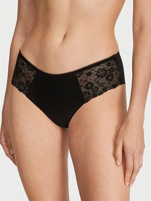 Трусики бесшовные Victoria's Secret Hiphugger Panty Black L Черный (26602931) Трусики бесшовные Victoria's Secret Hiphugger Panty Black L Черный (26602931)