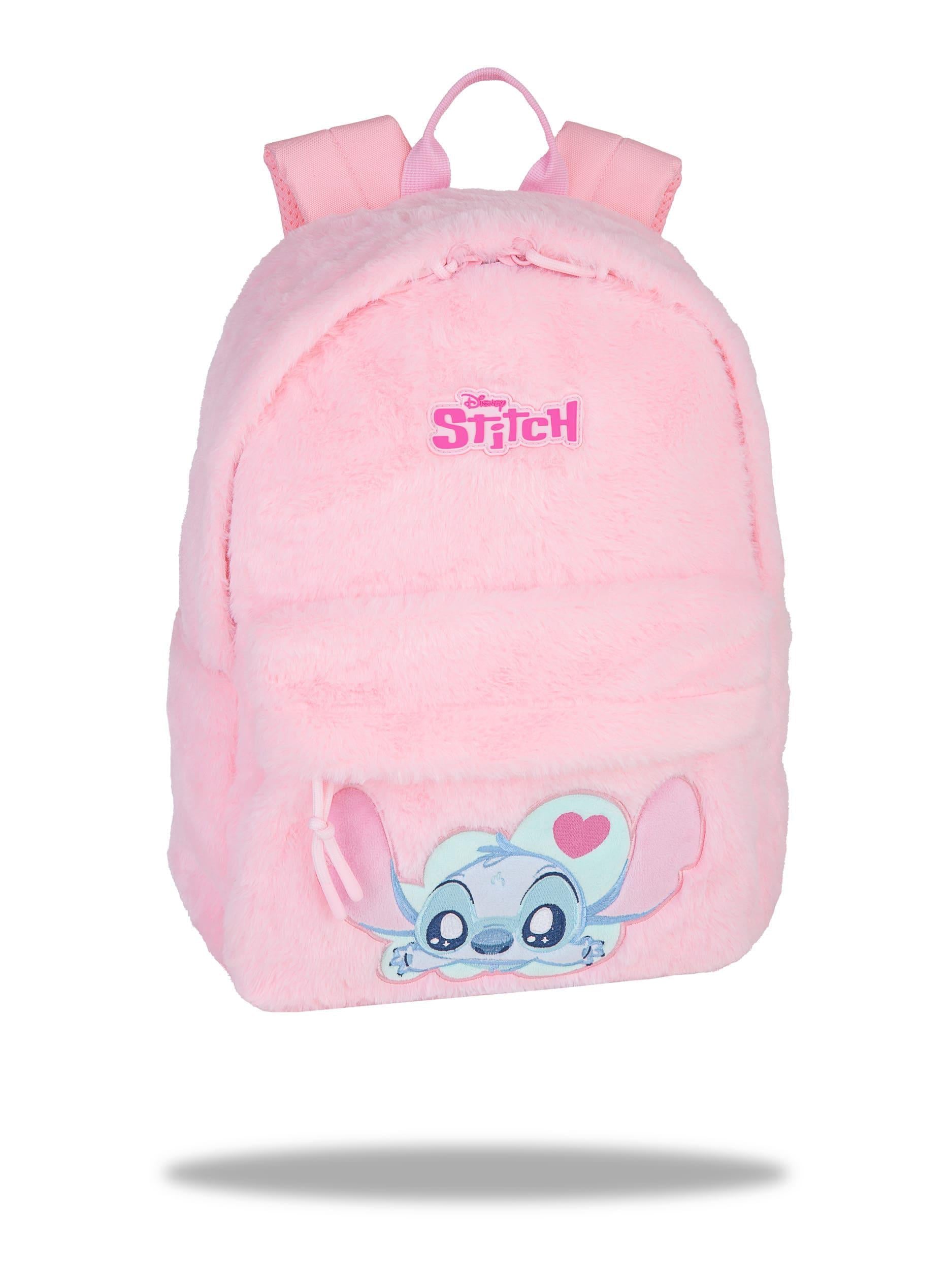 Школьный рюкзак CoolPack 16 STITCH меховый Pink (F151004) Школьный рюкзак CoolPack 16 STITCH меховый Pink (F151004)