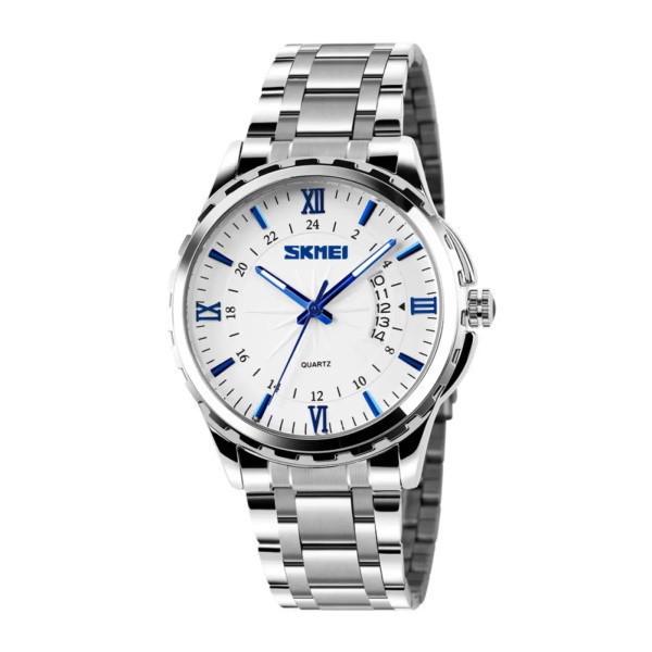 Часы Skmei мужские наручные 9069SIBU watch Silver/Blue (12342)