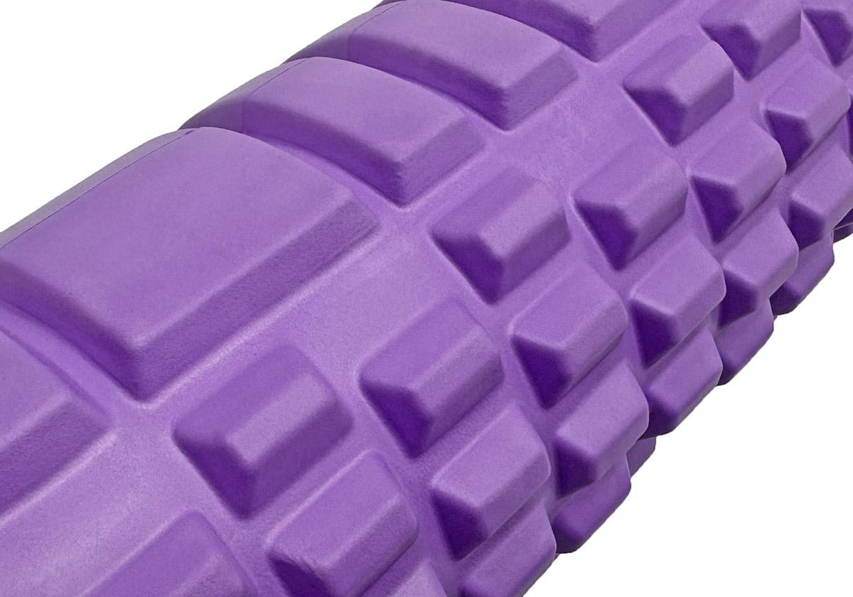 Масажний ролик EasyFit Grid Roller v.2.1 45 см Фіолетовий (EF-2027-V) - фото 3