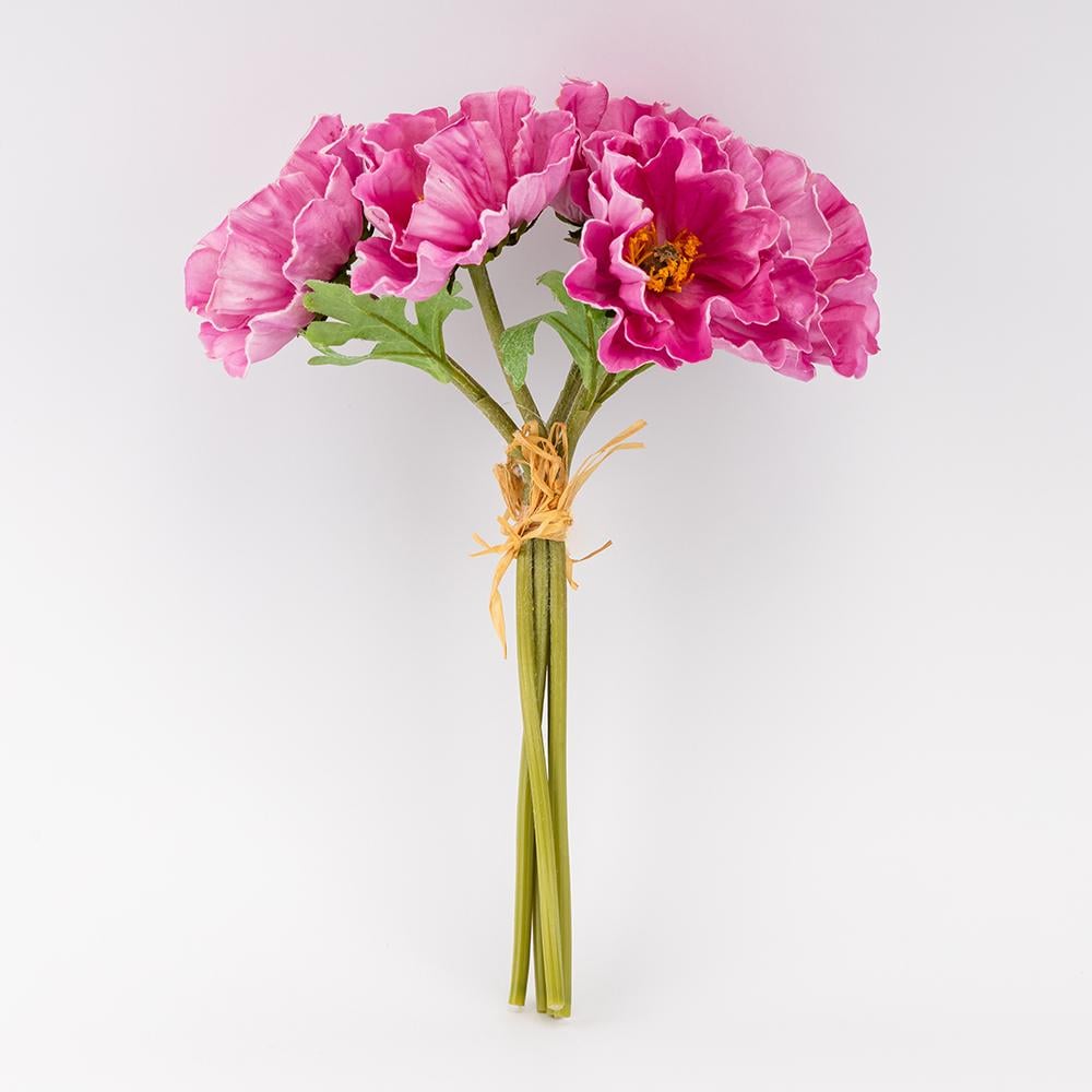 Букет маков 5 бутонов 31 см 2 комплекта Фуксия (9259-142) Букет маков 5 бутонов 31 см 2 комплекта Фуксия (9259-142)