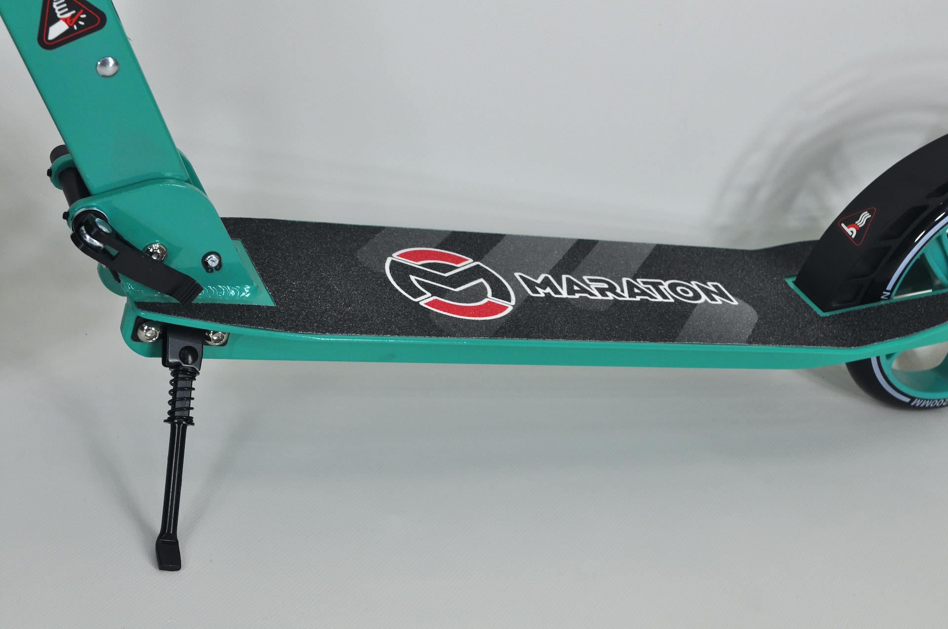 Самокат Maraton Comfort двоколісний з підногою і ременем Бірюзовий - фото 8 Самокат Maraton Comfort двоколісний з підногою і ременем Бірюзовий - фото 8
