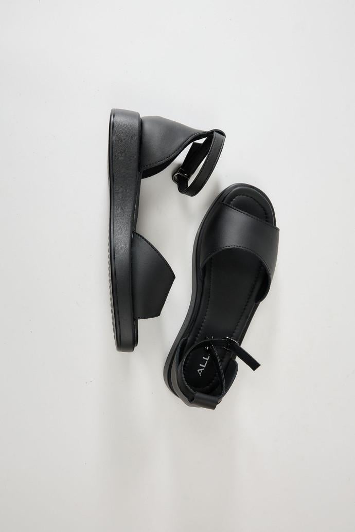 Босоножки женские ALLSY кожаные р. 38 Черный (195343)