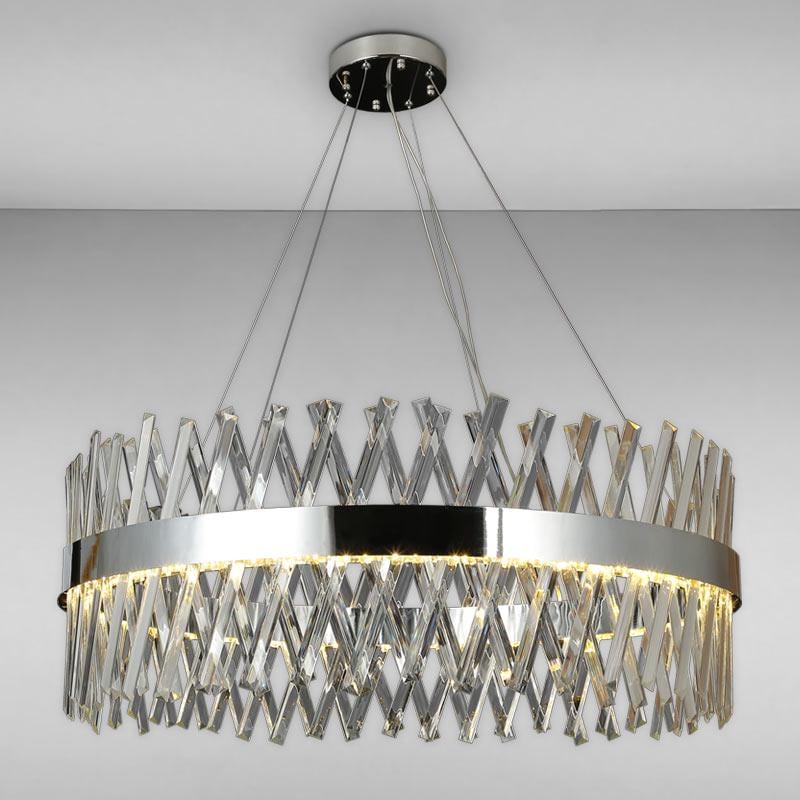 Люстра Light House LS-17090 CR 800 mm подвесная LED хром (16289)