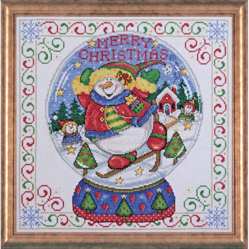 Набір для вишивки хрестиком Design Works 5982 Snowglobe (18894)