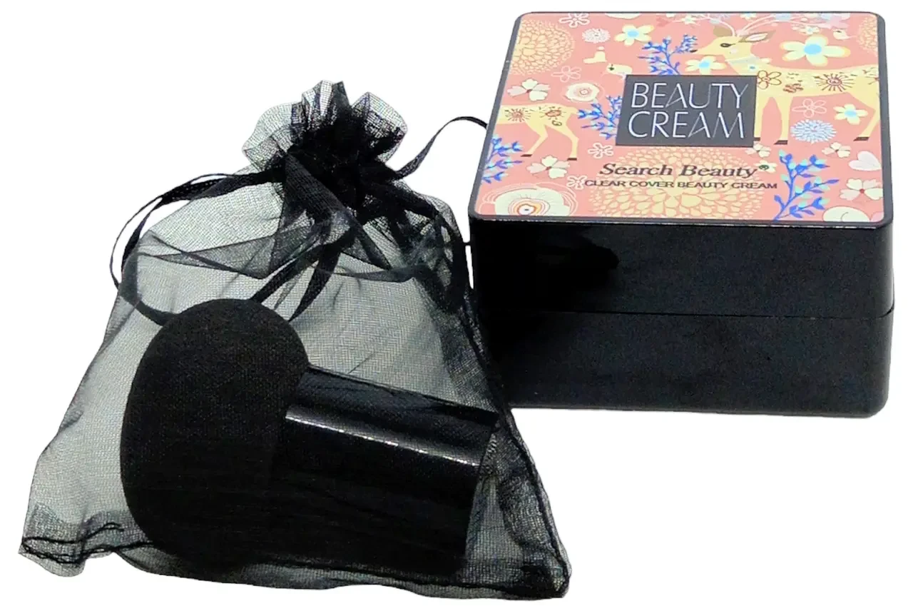 Крем-пудра тональный кушон Venzen Clear Cover Beauty Cream с натуральным финишем Бежевый (11909865) - фото 4