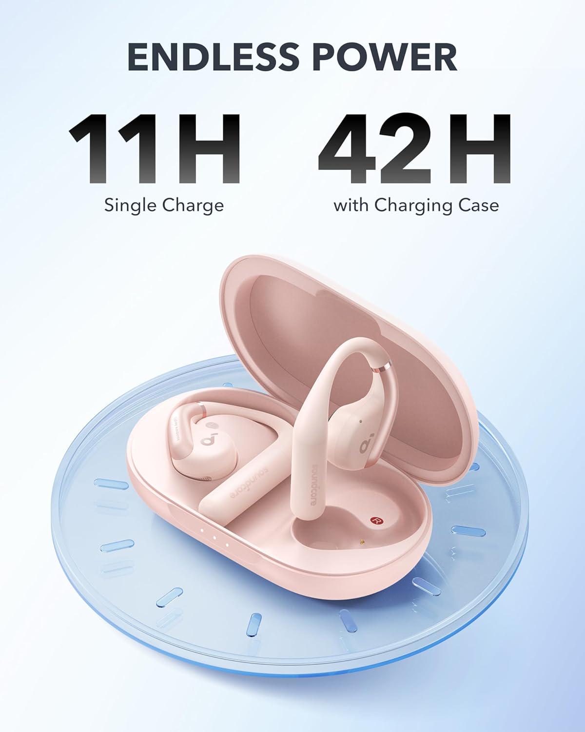 Навушники з відкритими вухами Anker Soundcore AeroFit (1234900) - фото 4 Навушники з відкритими вухами Anker Soundcore AeroFit (1234900) - фото 4