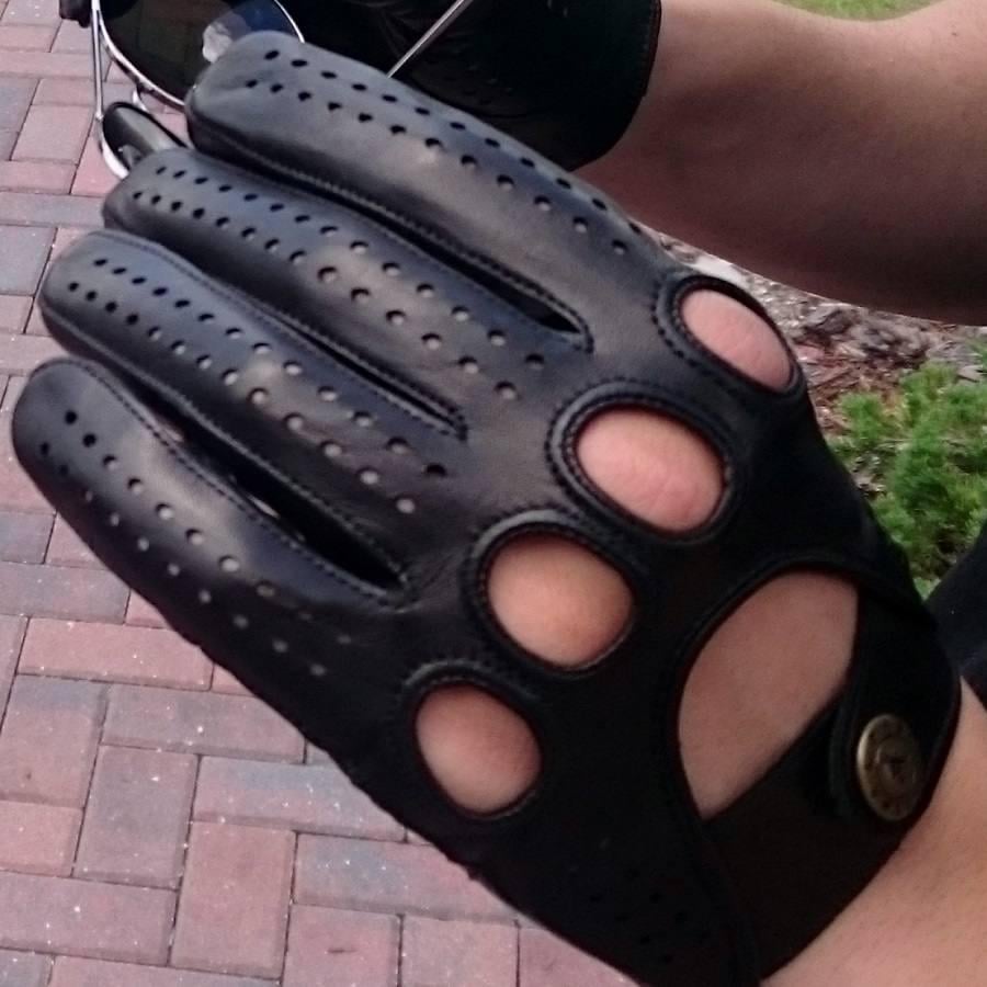 Перчатки мужские Alpa Gloves 610-15-8.5 автомобильные натуральная кожа р. 8,5 Черный (28336689) - фото 3