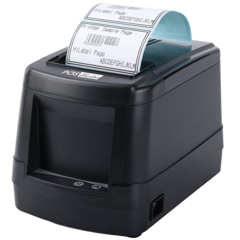 USB-термопринтер POS Vector PS-HL80 для печати этикеток/стикеров/наклейок/штрих-кодов (PS-HL80-black)