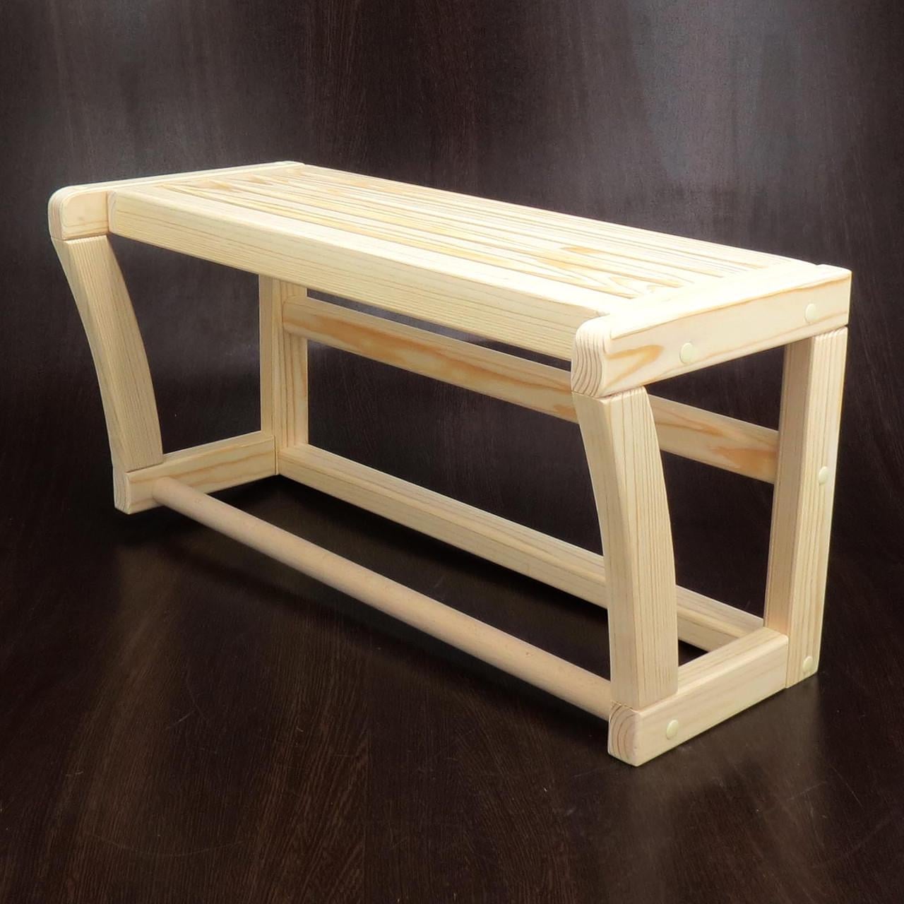 Полка для ванной из дерева Магдала Бланже (ВНП/003101)