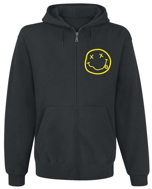 Толстовка з блискавкою Nirvana logo XXL Чорний (13502) Толстовка з блискавкою Nirvana logo XXL Чорний (13502)