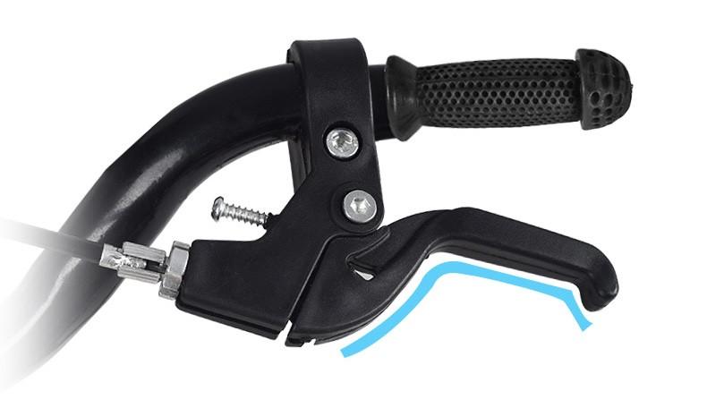 Тормозные ручки детские для велосипеда самоката велобега правая и левая пара Черный - фото 3