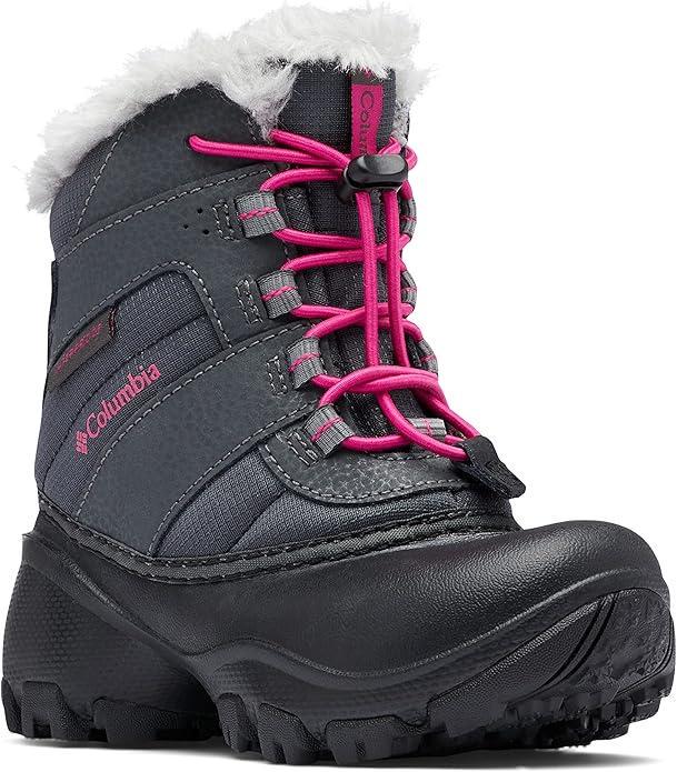 Черевики дитячі для дівчинки Columbia Rope Tow III Waterproof Snow р. 36 Dark Grey/Haute/Pink (2681080481)