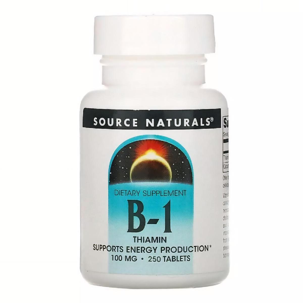 Вітамін В1 Source Naturals 250 таблеток 100 мг (SN0408)