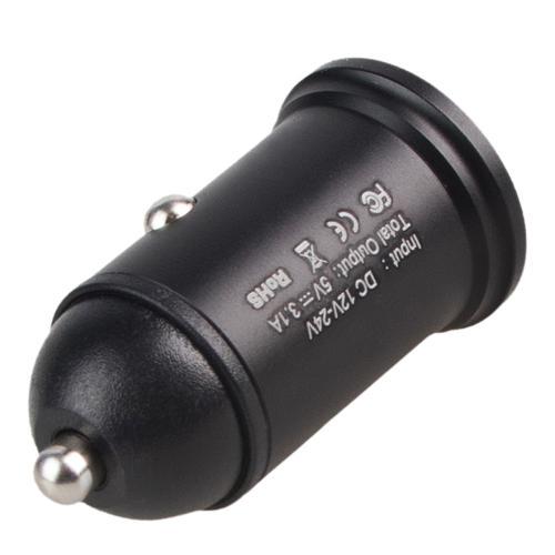 Автомобільний зарядний пристрій PULSO 2 USB 12/24V - 5V 3,1A - фото 3